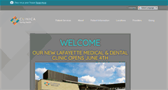 Desktop Screenshot of clinica.org