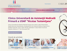 Tablet Screenshot of clinica.md