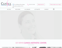 Tablet Screenshot of clinica.fr